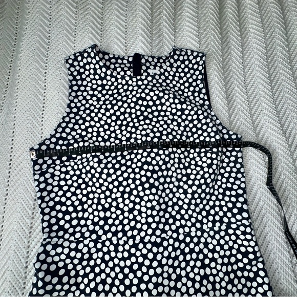 Women's Gap Fit and Flare Polka Dot Dress  - Size 14 Tall - Picture 7 of 10